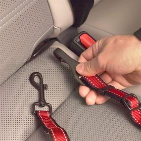 img 3 attached to 🐶 Dutchy Brand Ultra Strong Dog Car Tether - Ensuring Optimal Pet Safety with Universal Animal Seat Belt Restraint for Cars and Trucks – Compliant with Built-in LATCH Anchor System