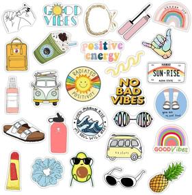 img 4 attached to 🎉 YKHENGTU 50-Pack Cute Vsco Vinyl Aesthetic Stickers: Waterproof Laptop, Skateboard, and Water Bottle Accessories for Teens, Kids, and Girls