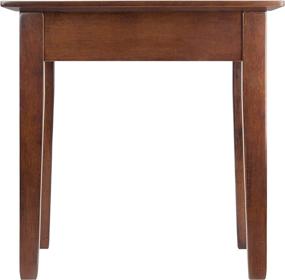 img 1 attached to 🌟 Winsome Wood Rochester Occasional Table - Antique Walnut: Timeless Elegance for Your Space