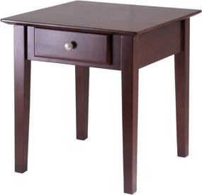 img 4 attached to 🌟 Winsome Wood Rochester Occasional Table - Antique Walnut: Timeless Elegance for Your Space