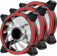 ezdiy-fab 120mm red led fan logo