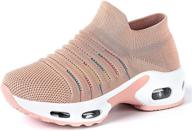 ultimate comfort and style: women's walking shoes sock sneakers logo