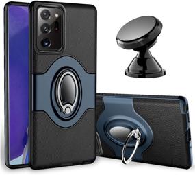 img 4 attached to ESamcore Note 20 Ultra Case - Phone Ring Holder Case Dashboard Magnetic Car Phone Mount Kickstand Grip For Samsung Galaxy Note 20 Ultra 5G 6 Portable Audio & Video