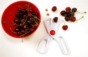 img 2 attached to 🍒 Enhanced Norpro Cherry and Olive Corer - 8in/20cm, in a Sleek White Shade