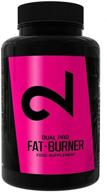 🔥 dual pro fat-burner: vegan caps for effective weight loss without exercise – natural, strong appetite suppressant, made in usa logo