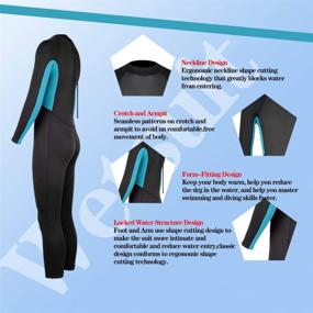 img 3 attached to Sportmars Wetsuits Premium Neoprene Snorkeling