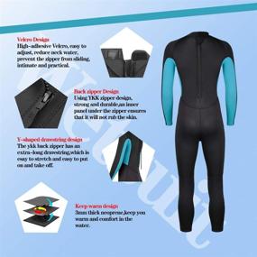img 2 attached to Sportmars Wetsuits Premium Neoprene Snorkeling