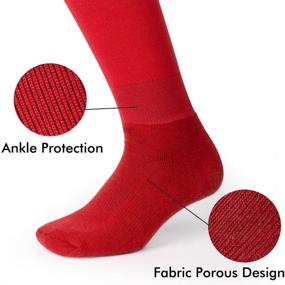 img 3 attached to 🧦 Soccer Socks: Premium Kneel High Athletic Socks for Adults & Youth