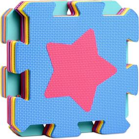 img 3 attached to 🧩 Rubber Interlocking Puzzle Playmat for Shapes