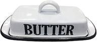 🧈 classic farmhouse enamel butter tray - 3.5x7.75 логотип