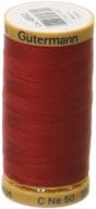 gutermann natural cotton thread yards red logo