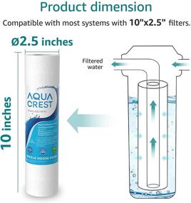 img 3 attached to AQUACREST Replacement Aqua Pure WFPFC5002 WHKF GD05 Filtration