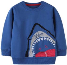 img 2 attached to Little Sleeve Pullover T Shirt Clothes Apparel & Accessories Baby Boys