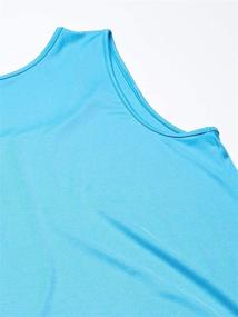 img 1 attached to 🏋️ PLUS SIZE Cooldri Performance Scoopneck Tank Top for Women by JUST MY SIZE: Boost Your Performance!