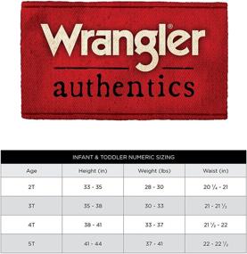 img 1 attached to 👖 SEO-Optimized: Wrangler Authentics Overall for Toddler Boys