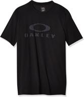 👕 oakley men's bark blackout shirt for men logo