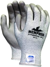 img 1 attached to 🧤 High-Strength Memphis Dyneema 9672L, 13 Gauge with Polyurethane Coating