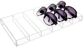 img 4 attached to MyGift Premium Acrylic Sunglasses Organizer