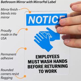img 2 attached to Employees Must Wash Hands Decals