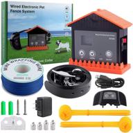 🐶 prospective title: "ip66 waterproof electric underground dog fence system with rechargeable collar - effective in-ground wired pet containment, shock & tone correction logo