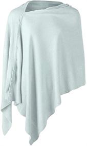 img 4 attached to 🧥 Beigegrey Women's Sweater: Versatile Buttoned Cardigan for Stylish Scarves & Wraps