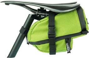 img 2 attached to Sadora Expedition Bicycle Saddle Bag - Ultimate Storage Solution with Waterproof Cover and Reflective Seat, Phone Slot, Light Mount, and Silent Zipper Pulls