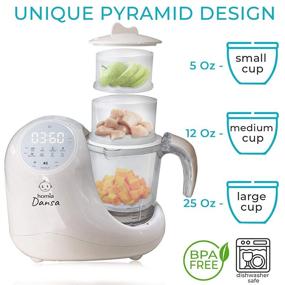 img 2 attached to 8-in-1 Baby Food Maker: Chopper, Grinder, Steamer, Blender - All-in-One Processor for Toddlers - Steam, Blend, 🍼 Chop, Disinfect, Clean - 20 Oz Tritan Stirring Cup - Touch Control Panel - Auto Shut-Off - 110V Only
