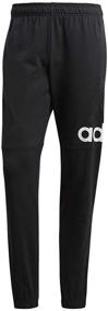 img 4 attached to 👖 adidas Men's Essentials Performance Logo Pants: Elevated Comfort for Active Men