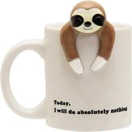 🤣 hilarious 3d sloth coffee mug: perfect sloth gifts for men and women (does absolutely nothing) logo