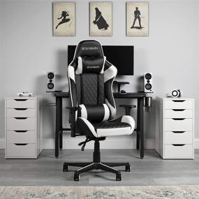 img 3 attached to 🪑 White Respawn RSP-100 Racing Style Gaming Chair