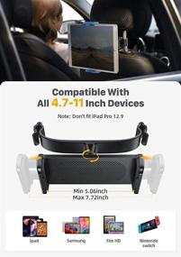 img 1 attached to LISEN Headrest Compatible Smartphones 4 33In 8 66In