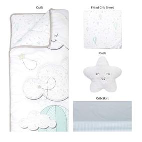 img 3 attached to Starry Dreams: Discover the Sammy & Lou 4 Piece Crib Bedding Set