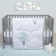 starry dreams: discover the sammy & lou 4 piece crib bedding set logo