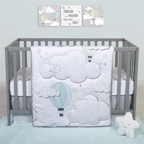 img 4 attached to Starry Dreams: Discover the Sammy & Lou 4 Piece Crib Bedding Set