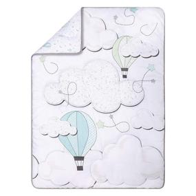 img 2 attached to Starry Dreams: Discover the Sammy & Lou 4 Piece Crib Bedding Set