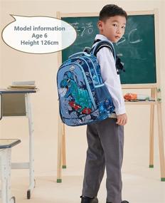 img 3 attached to 🎒Универсальный рюкзак для начальной школы, детского сада и подготовительной группы: Хранение, декор и детская мебель