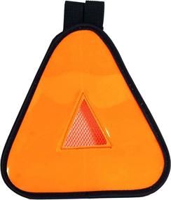 img 4 attached to 🔒 Vincita Reflective Yield Symbol: Secure Night Visibility with Velcro Strap