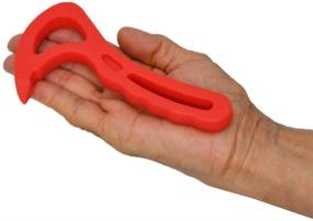 img 1 attached to Home-X Safe Ring Pull Can Opener - Nail and Arthritis-Friendly Red Can Opener