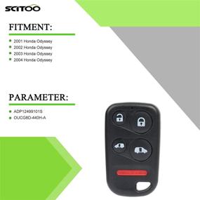 img 3 attached to SCITOO Replacement Keyless Odyssey OUCG8D 440H