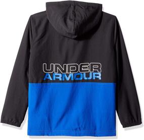 img 1 attached to 🧥 Оставайтесь теплым и стильным с курткой Under Armour Phenom Charcoal для мальчиков