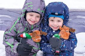 img 1 attached to GILBINS Thinsulate Quilted Breathable Mittens: Perfect Boys' Accessories for Cold Weather!