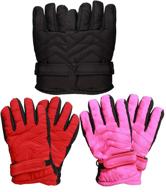 gilbins thinsulate quilted breathable mittens: perfect boys' accessories for cold weather! logo