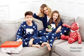 img 1 attached to 👶 Leveret Kids & Toddler Pajamas Boys Girls 2 Piece Pjs Set | Cotton Top & Fleece Pants Sleepwear (2-14 Years)