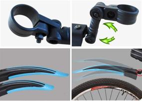 img 1 attached to 🚲 Ultimate Protection: Free-Fly Adjustable Bike Mud Guards - Front/Rear Fenders Set for Road & Mountain Bicycles