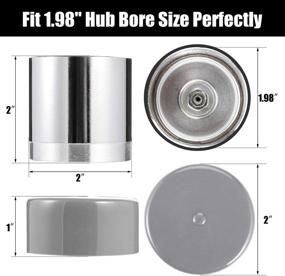 img 3 attached to 🚤 CZC AUTO 1.98 Inch Wheel Bearing Buddy: Trailer Boat Bearing Protectors with Protective Bras, Chromed (Pair)