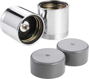 img 4 attached to 🚤 CZC AUTO 1.98 Inch Wheel Bearing Buddy: Trailer Boat Bearing Protectors with Protective Bras, Chromed (Pair)