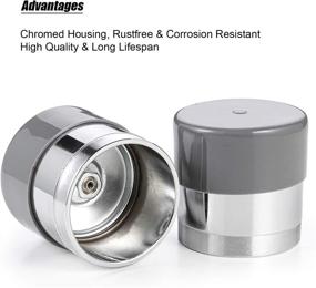 img 1 attached to 🚤 CZC AUTO 1.98 Inch Wheel Bearing Buddy: Trailer Boat Bearing Protectors with Protective Bras, Chromed (Pair)