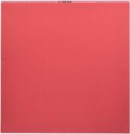 bazzill 300874 grenadine red 12x12 cardstock, 80lb, pack of four logo