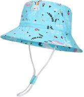 estamico girls bucket hat: premium toddler boys' sun protection accessories logo