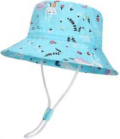 img 4 attached to ESTAMICO Girls Bucket Hat: Premium Toddler Boys' Sun Protection Accessories